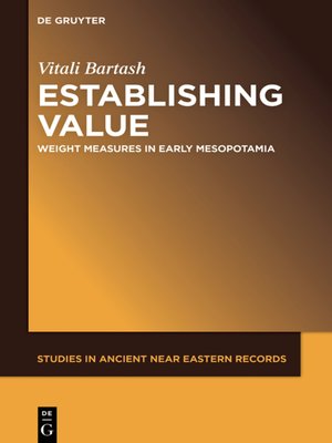 cover image of Establishing Value